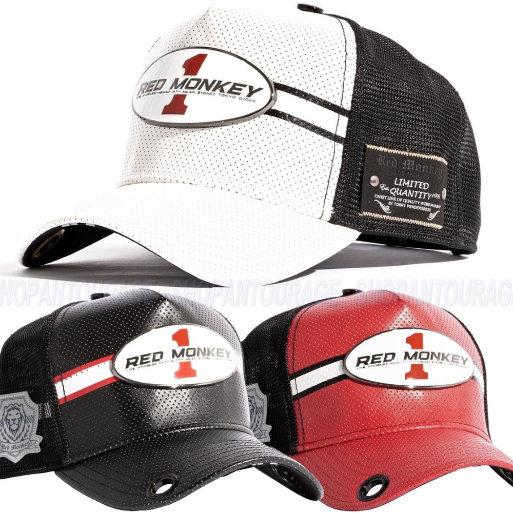 Red Monkey Racing RM1400 New Limited Unisex Snapback Trucker Hat Cap | 3 Colors